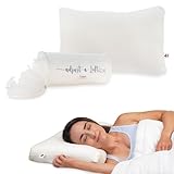 Core Products Adjustable Pillow, Customize Your Loft and Comfort, Synthetic Down Fiber Fill with Cooling Memory Foam Insert for Side, Back or Stomach Sleeping, Standard Size