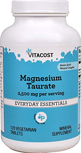 Vitacost Magnesium Taurate - 120 Vegetarian Tablets Vitacost Magnesium Taurate - 120 Vegetarian Tablets