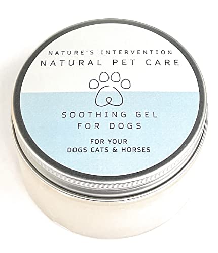 NATURE'S INTERVENTION 99% Natürliches Aloe Vera Gel für Hunde - Mit Neem, Teebaumöl & Rosmarin - 100 ml von NIP. Befeuchtet, Beruhigt, Lindert Juckreiz. Für Trockene, Geschädigte, Gereizte Haut.