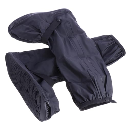 Cubres zapatos de ciclismo y pesca duraderos negros miniatura 1