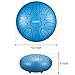 LEKATO Steel Tongue Drum 10 Inch 11 Notes, D Major Hanpan Drum Percussion for Meditation Yoga Musical Education, Christmas Birthday Music Gift for Beginners,Sky Blue