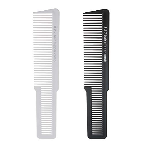 Baosity プロフェッショナル 中歯 ヘアカット コーム ヘアクリッパー櫛 2本