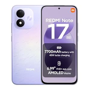 REDMI Note 17 5G, Smartphone 6+128GB, Celestial purple, 7700mAh battery