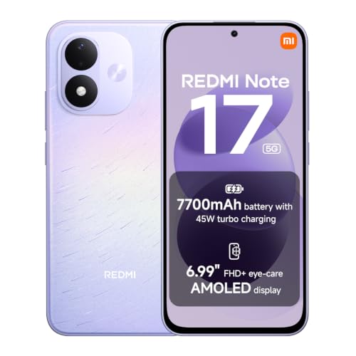 REDMI Note 17 5G, Smartphone 6+128GB, Celestial purple, 7700mAh battery