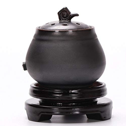 Preisvergleich Produktbild QQAA Aroma Diffuser, Keramischer Elektronischer Weihrauchbrenner, Geeignet FüR Wohn- / Schlafzimmer, RegelmäßIge Temperatureinstellung, äTherischer öLbrenner