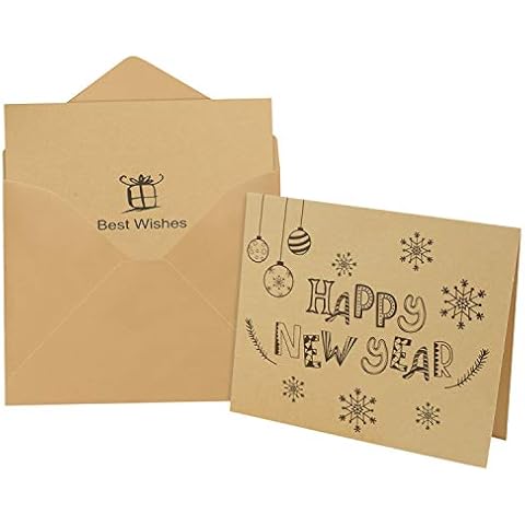 FEPITO Cartes de voeux Bonne Année Cover