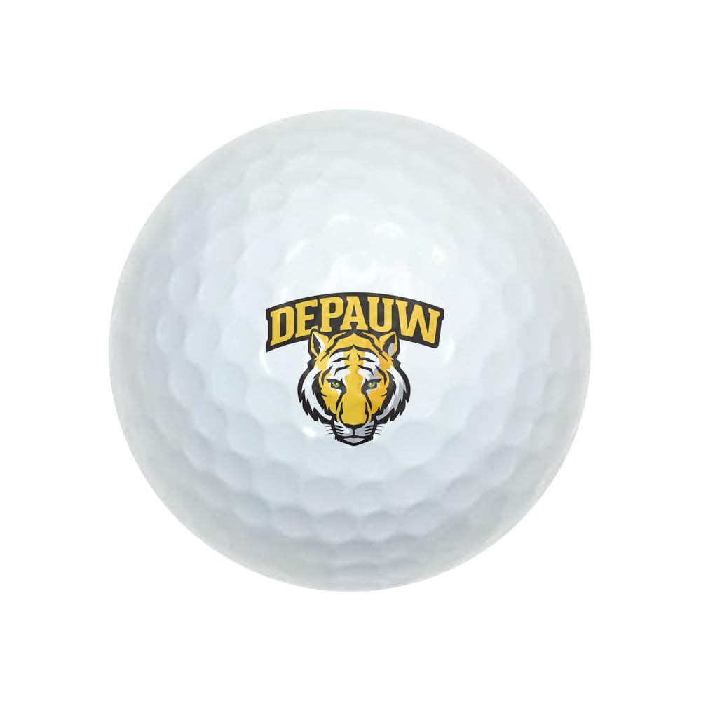 GRAPHICS & MORE DePauw University Novelty Golf Balls 3 Pack