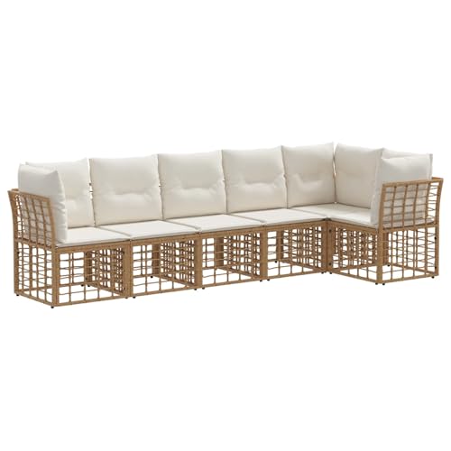 Canapé de jardin polyrotin résistant aux intempéries et mobilier extérieur modulable