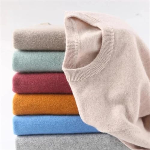 Rfmfkkg Cashmere Men's Sweater O-Neck Knitted Jumpers Long Sleeve Pullover Soft Warm Sweaters for Men2