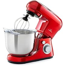 Klarstein Bella Pico Red 1200W Professional Stand Mixer