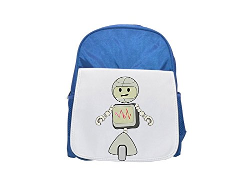 Fotomax Pac Man Printed Kid's Blue Backpack, Cute Backpacks, Cute Small Backpacks, Cute Black...