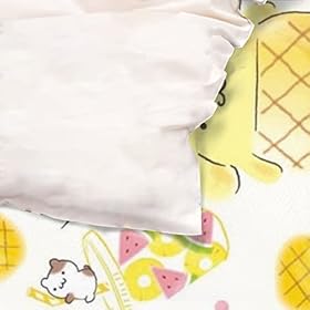 Pompompurin Comforter Set,Ocean Pineapple Cartoon Dog Bedding Set for Kids Teens, Anime Kawaii Comforter Puppy Duvet Set Room Decor Quilt Set Twin Size 41YZFLg6U8L. SS280