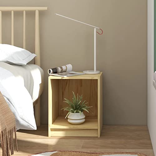 Table de chevet en bois de pin compacte pour optimiser les petits espaces