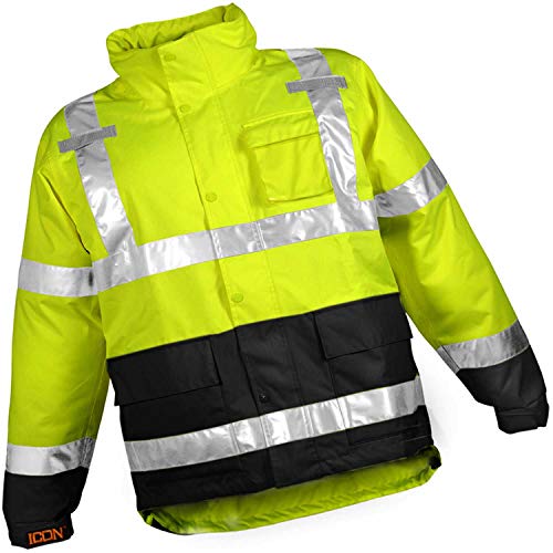 Tingley J24122 Icon Jacket, Fluorescent Yellow/Green/Black, 3XL