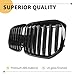 MAXDOM Replacement Front Upper Grill Fit for BMW (2023-2026) X7 G07 LCI – Gloss Black Single Slat ABS Grille