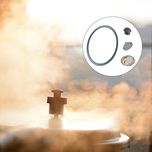 Bamyli 3-in-1 Replacement Parts Set for WMF Perfect & Perfect Plus Pressure Cooker - 22cm Sealing Ring, Main Valve, Pressure Gauge Valve - Fits Pressure Cooker 3-8.5 Litre - Image 7