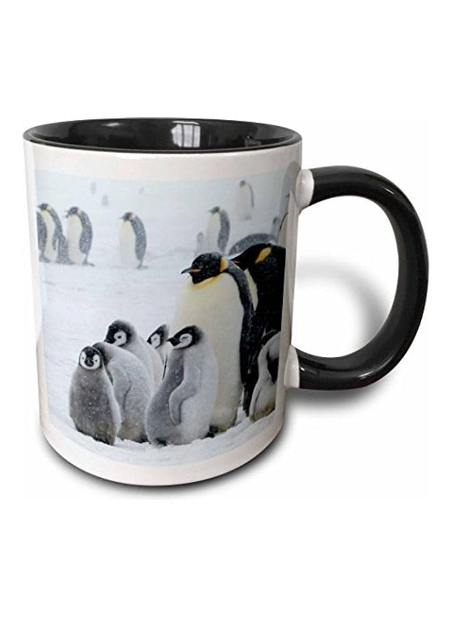RYNEmperor Penguins Printed Mug Multicolour 325Ml - RYNmg13907
