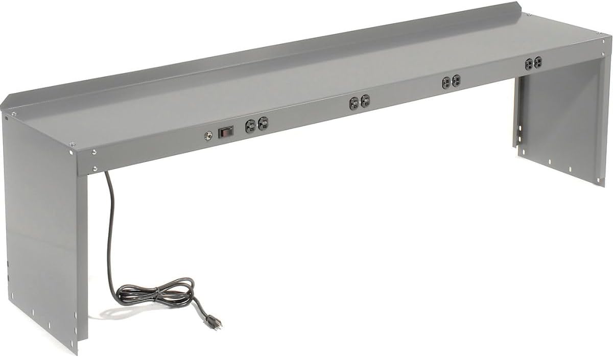 Workbench Power Riser - Gray - 60 x 15 x 18 in.