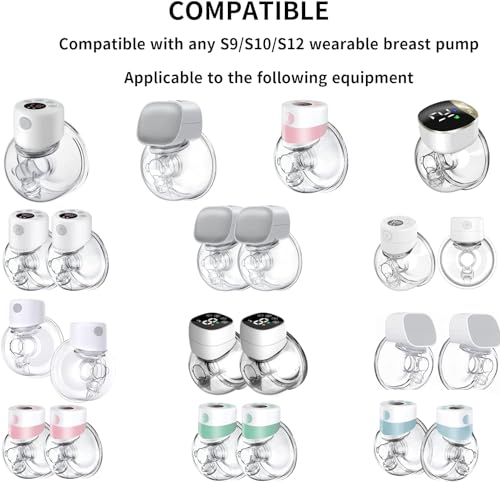Image of 10PCS S12 Pro / S9 Pro / S12 / S9 Duckbill Valve Silicone Diaphragm, Compatible with momcozy Breastpump, Replacement Parts Accessories (S12Pro / S9Pro Parts)
