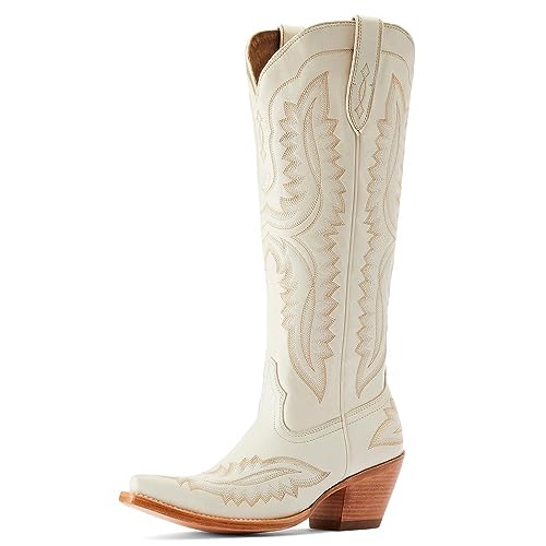 Image of ARIAT Women's Blanco Casanova 16 In Top Snip Toe Cowgirl Boot Blanco 12 B