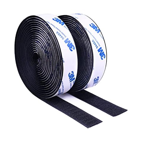 SANKA Klettband Selbstklebend Extra Stark, 3M Doppelseitig Klebende mit Klettverschluss Selbstklebendes Klebepad Flauschband und Hakenband Cover