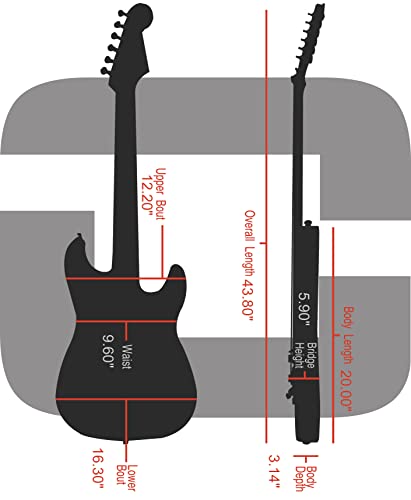 Image of Crossrock Fiberglass Case for 16 inch Archtop /Hollow Body /Jazz Electric Guitars - Fits Gretsch Electromatic, Ibanez, Epiphone, Gibson ES Series - Includes TSA Lock - Milky White (CRF2020JA16MW)