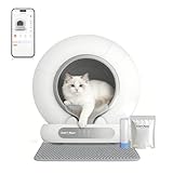 Zutto Nyan 猫 トイレ 自動トイレ オシッコが漏れない 猫自動トイレ 開封後にすぐ使える 強力脱臭 猫自動トイレ 自動清掃 掃除簡単コンパクトで軽量、収納に便利 全自動猫トイレ お留守番対策 遠隔操作 専用APP IOS/Android対応 猫用トイレ 大容量 多頭飼い対応 お手入れ簡単 日本語説明書付き 1年間のメーカー保証とカスタマーサポート image