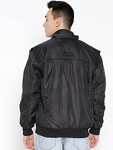 Image of TrapNation Men's Solid Regular Jacket Jerkin Storm