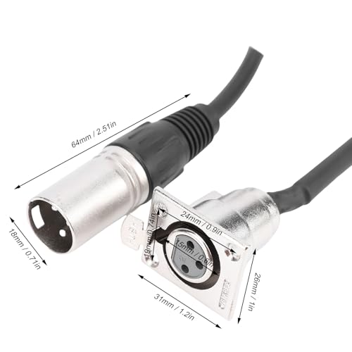 Câble traversant XLR anti-interférence pour microphone de studio - 7