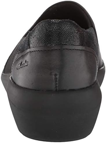 Clarks womens Kayleigh Step Loafer, Black Interest Suede Combi, 8.5 US | Image 2