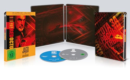 Jagd auf Roter Oktober – 4K Steelbook (UHD + Blu-ray Disc)
