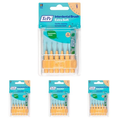 Blister X-Soft 0.45 mm - Turuncu Diş Arayüz Fırçası (1x 6 Adet) (4 paketi)