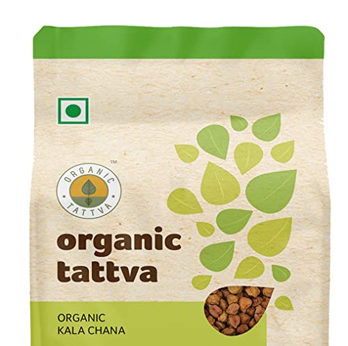Image of Organic Tattva Organic Kala Chana 1Kg - Unpolished Black Chana | Vegan, Gluten-Free | Pure and Fresh Chana Whole for Everyday Use