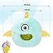 Vicloon Stressball Plüsch-Stil, Bunte Quetschball für Kinder und Erwachsene,Sensory Fidget Toy, Geschenke ADHD Autismus-Blau