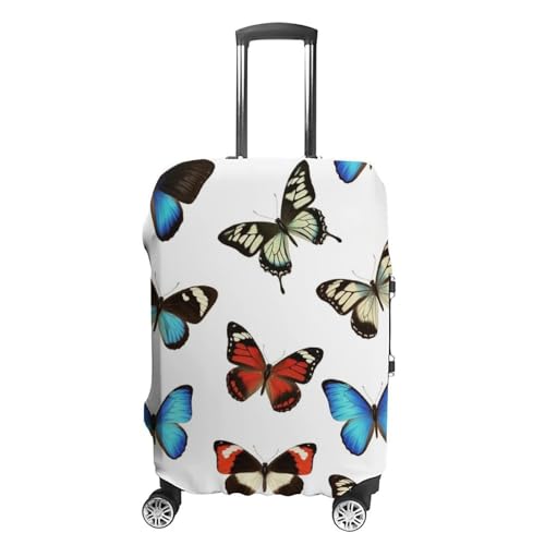 Luggage Cover Elastic Washable Anti-scratch Suitcase Protector Butterfly (56) Elastic Suitcase Cover Luggage Protector