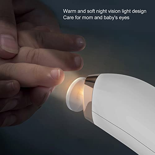 Cortador de unhas elétrico para bebê, broca elétrica para lixa de unha, mini moedor elétrico portáti