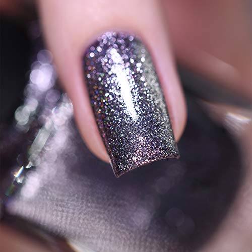 Image of ILNP Carbon - Sleek Gunmetal Holographic Ultra Metallic Nail Polish