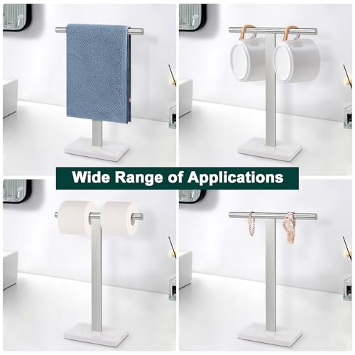 image for BathAce Hand Towel Holder, T-Shape Hand Towel Stand for Bathroom, Stan