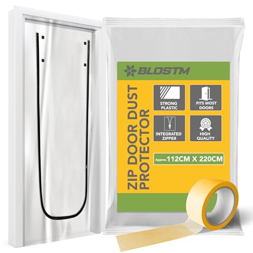 BLOSTM Puerta Protección Polvo 112cm x 220cm