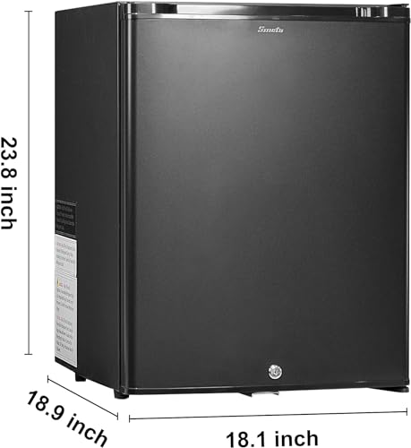 Smeta T-XS55-US Rv Refrigerator Lockable 12V/110V, 1.8 Cu.Ft Semi Truck Mini Fridge thumb #3