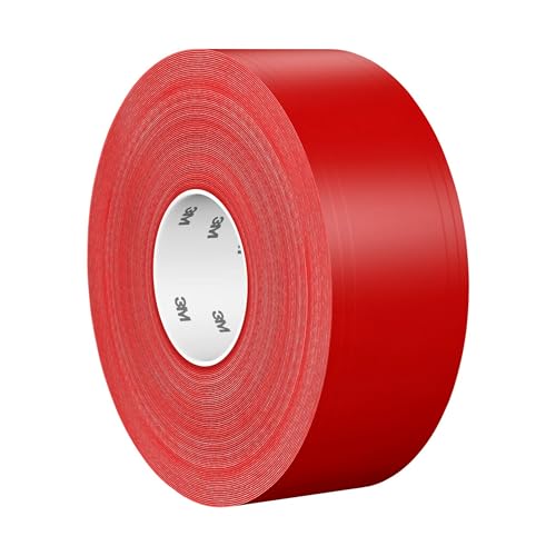 Ruban de marquage au sol durable 3M 971 vinyle épais rouge 76 mm