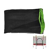 ★ {material de calidad}: La cubierta de seguridad de trampolín está hecha de malla de PE de alta densidad, lo cual es más fuerte que otras mallas de poliéster.