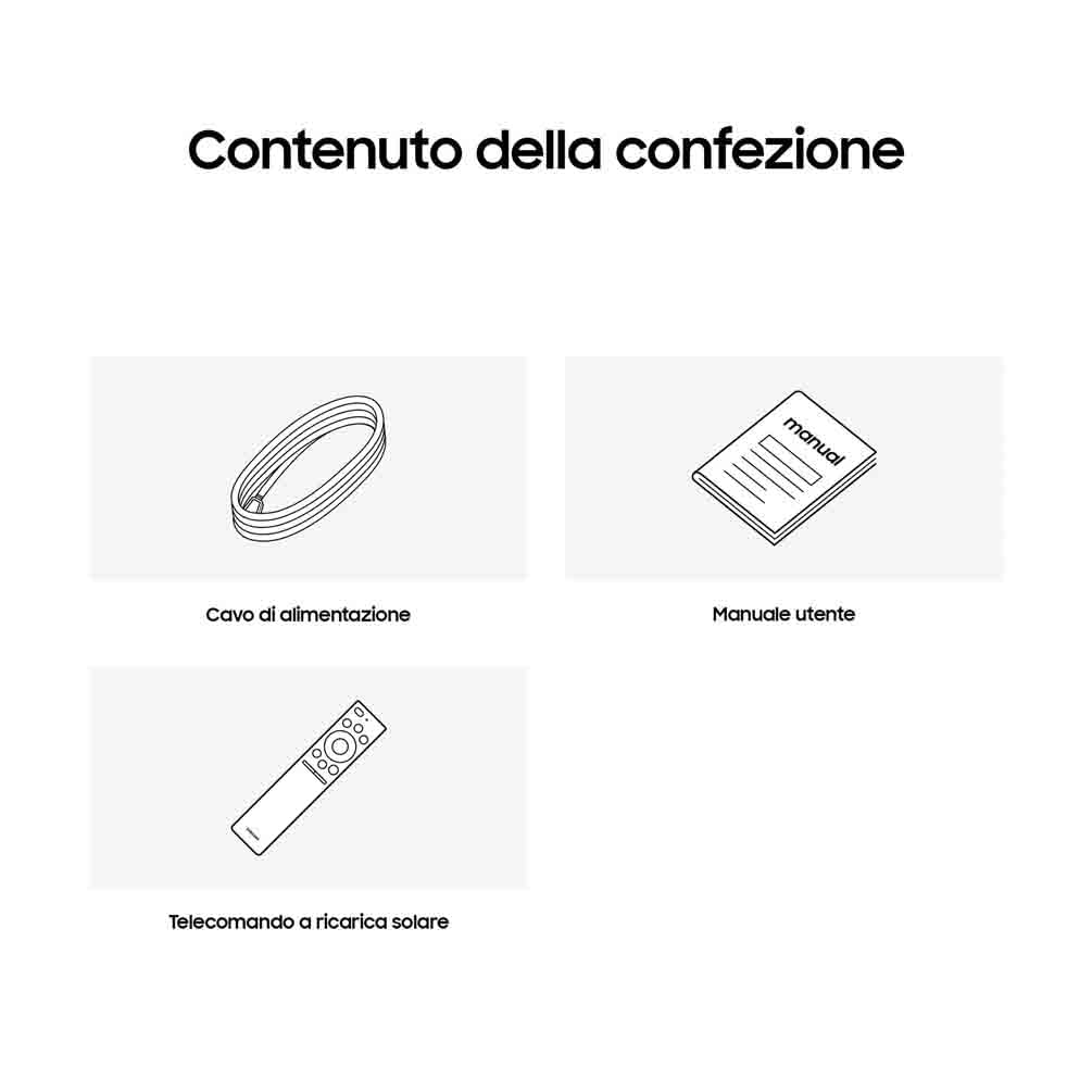 Samsung TV QE55Q80CATXZT QLED 4K, Smart TV 55" Processore Neural Quantum 4K, Direct Full Array, Dolby Atmos, OTS Lite, Integrato con Bixby e Alexa compatibile con Google Assistant, Carbon Silver 2023