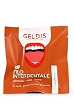 GELDIS Filo Interdentale Espandibile Nero, Gusto Cannella, Rimuove Placca in Profondità, Con Cera Vegetale, Per Gengive Sensibili, 30m Senza Plastica