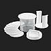 Hamburger Press Patty Maker, 12-Piece Non Stick 8-Layer Plastic Disc Hamburger Patty Press Set, Burger Patties Presser for Stuffed BBQ Slider, Burger, Kitchen Tool for BBQ Grill by Mr. Bar-B-Q #40231Y
