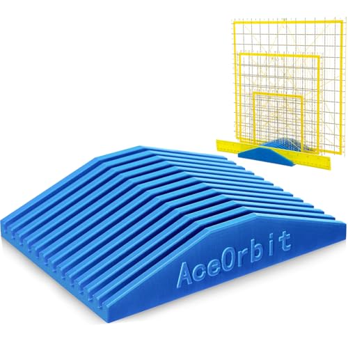 Aceorbit 12 Slot Quilting Rulers Rack Storage, Desktop Sewing Ruler Holder