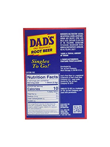 Dad's Old Fashion Rootbeer Singles To Go Drink Mix, 0.53 OZ, 6 CT (3) image 5