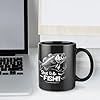 Shut Up and Fish Black Mug with Handle Ceramic Coffee Mugs Cup Xmas Birthday Gift for Office and Home #4