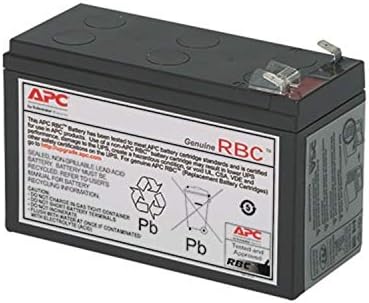 APC UPS Battery Replacement RBC17 for APC Models BE650G1, BE750G, BR700G, BE850M2, BE850G2, BX850M, BE650G, BN600, BN700MC, BN900M, and Select Others