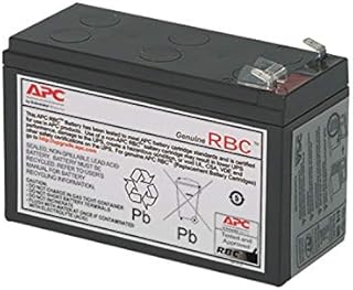 APC UPS Battery Replacement RBC17 for APC Models BE650G1, BE750G, BR700G, BE850M2, BE850G2, BX850M, BE650G, BN600, BN700MC, BN900M, and Select Others